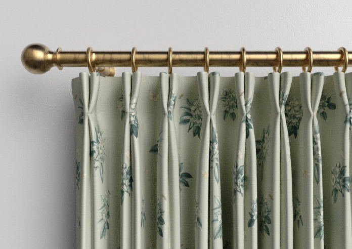 Upton, Apple Spray Bud Green - Made to Measure Curtains - Image 10